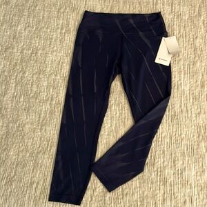 NWT lululemon navy leggings size 12